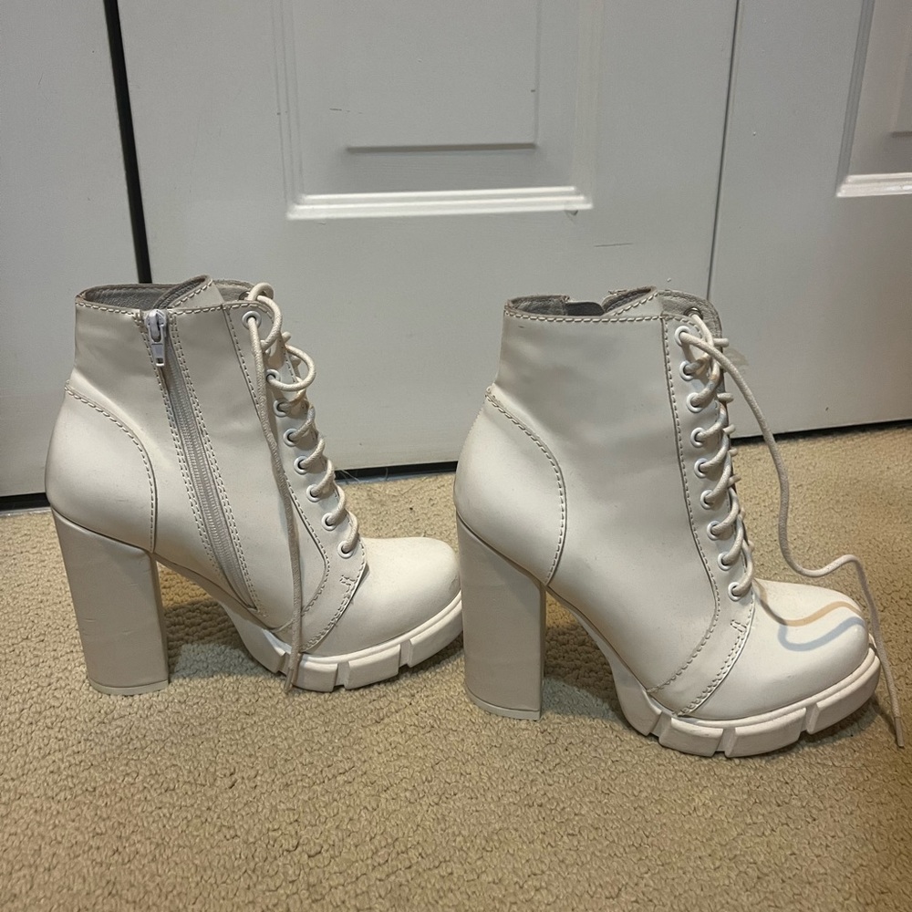 Jeffrey Campbell Leather Heeled Booties